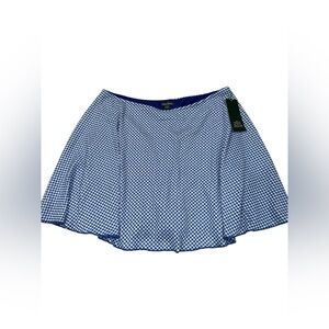 ✨ 5/$30 ✨ NWT wild fable Blue and White Checkered Skort